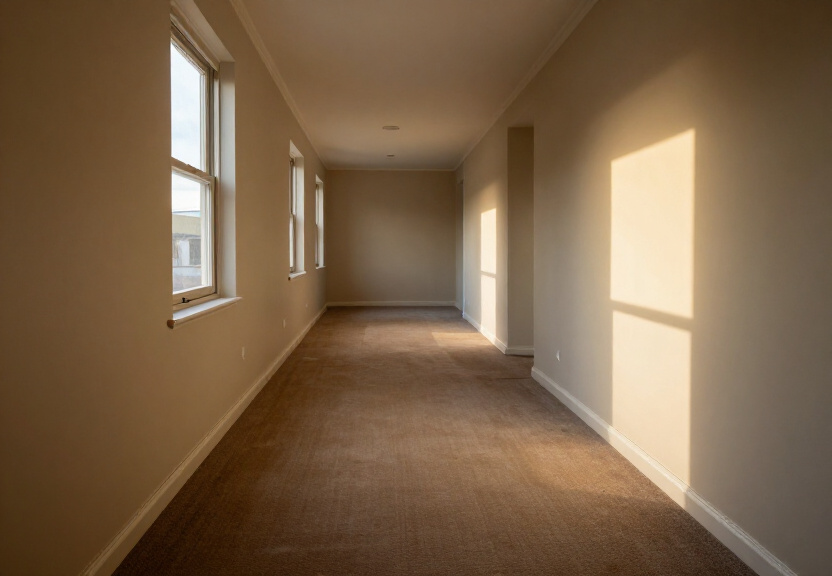 Dry, restored subfloor after moisture removal in Newington